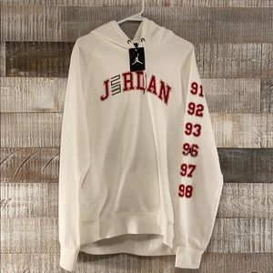 White Jordan Hoodie